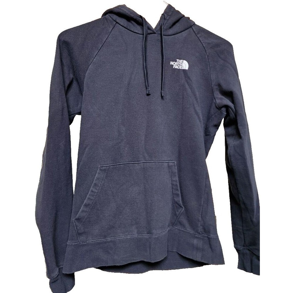The North Face Black Pullover Hoodie Womens Size M Logo on Hood